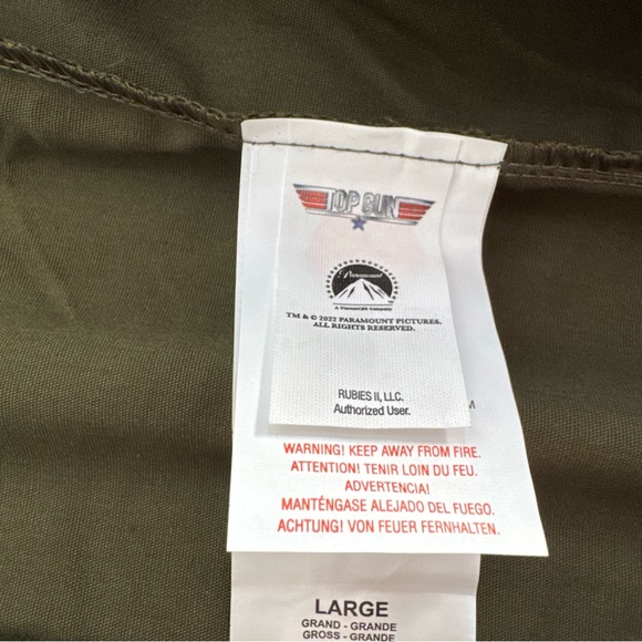 Rubie’s Top Gun Costume Large - Picture 4 of 7